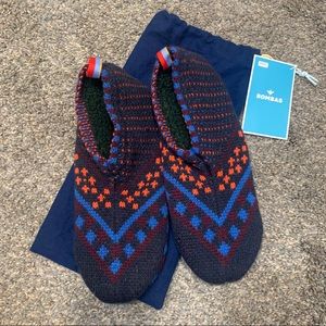 SOLD Bombas Gripper Slipper with Sherpa Lining size Medium